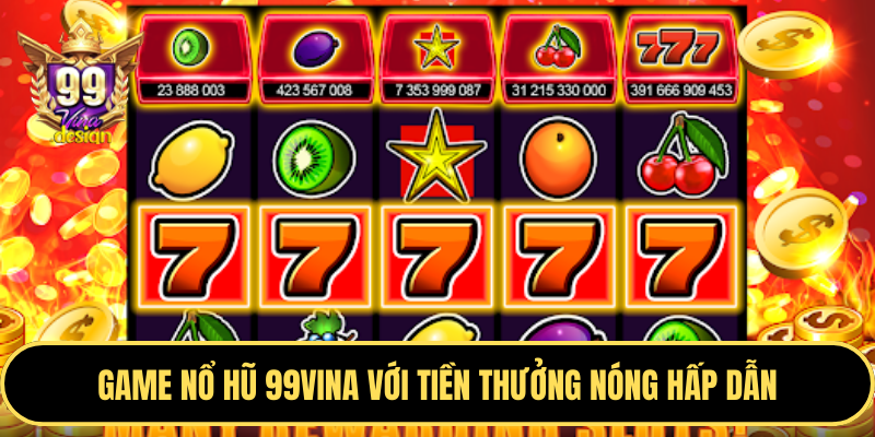 Hình ảnh máy slot game với biểu tượng jackpot lớn, đại diện cho game nổ hũ for88.