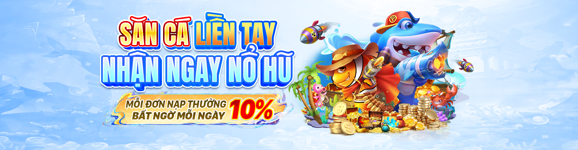 Hình ảnh game bắn cá for88 với đại dương sống động và cá lớn